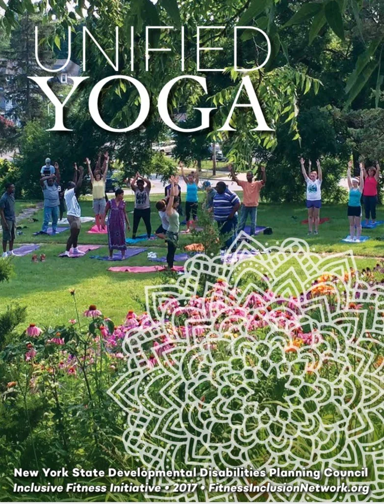 🟡almost ten years ago, in collaboration with @fitinnet we created a Unified Yoga book to support all yoga, adaptive yoga, yoga for anyone. This book continues to serve as a support for all ability levels, and you can find it  https://blogs.upstate.e