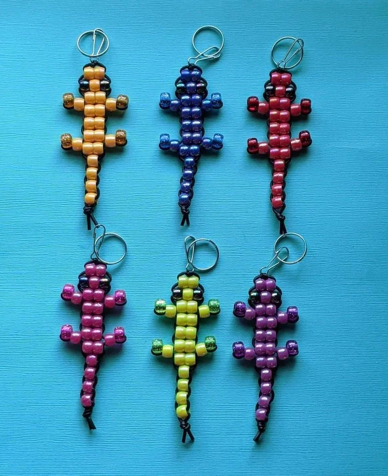 DIY Beaded Lizards