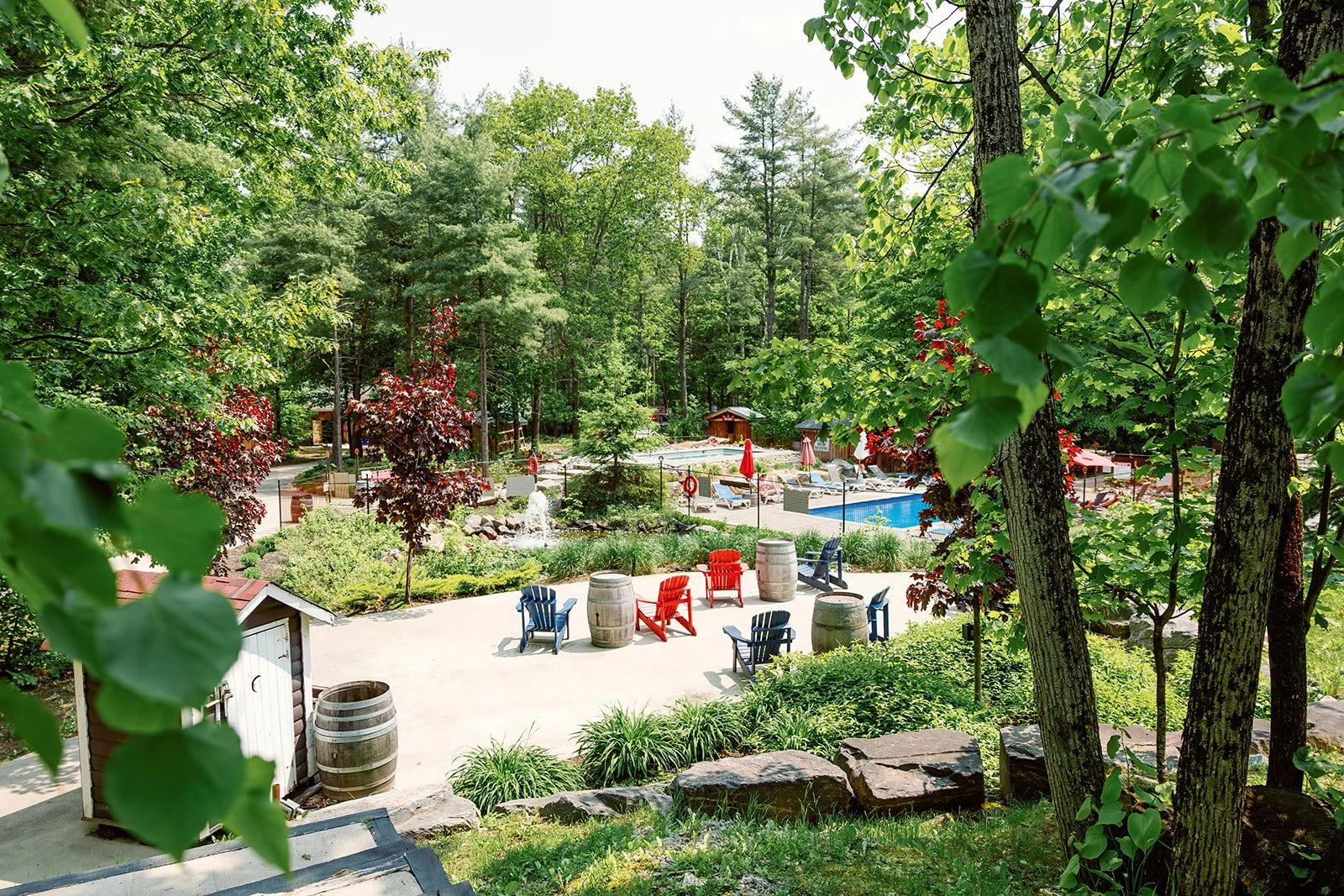 an image of the Beer Garden at Muskoka BeerSpa