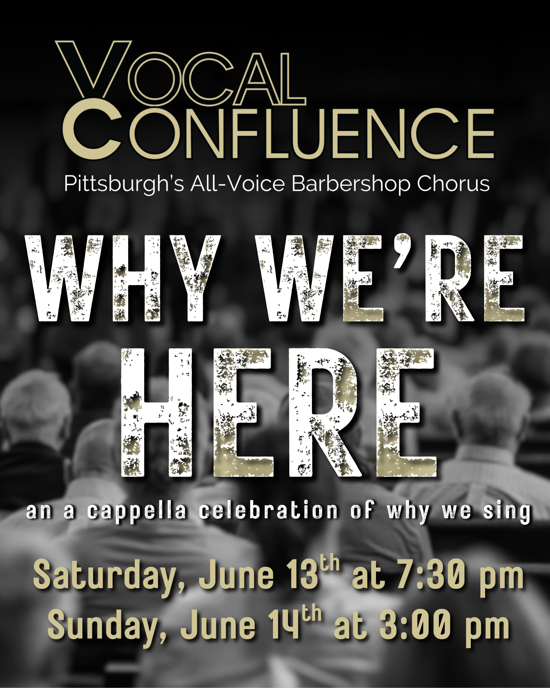 “Why We’re Here” - An A Cappella Celebration of Why We Sing - Summer Show 2026