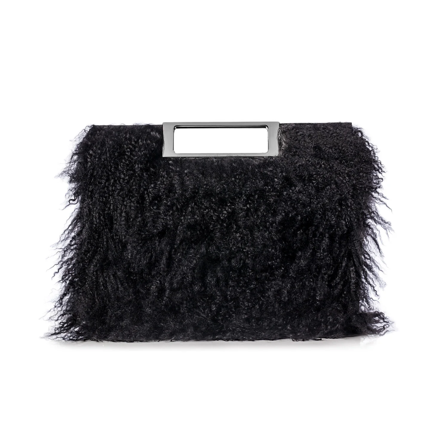 line | italian leather + shearling panels