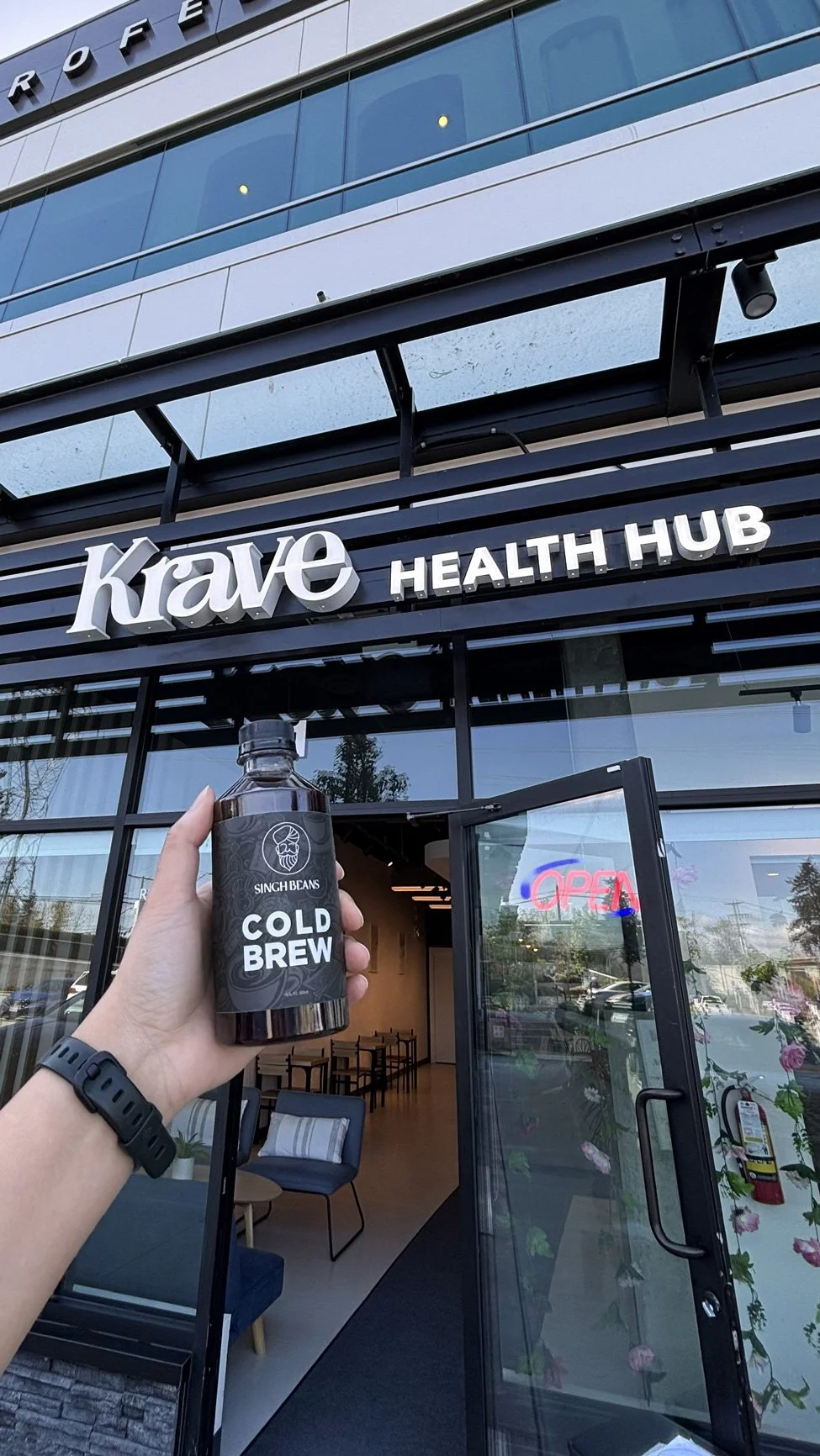 krave health club, healthy food, smoothies