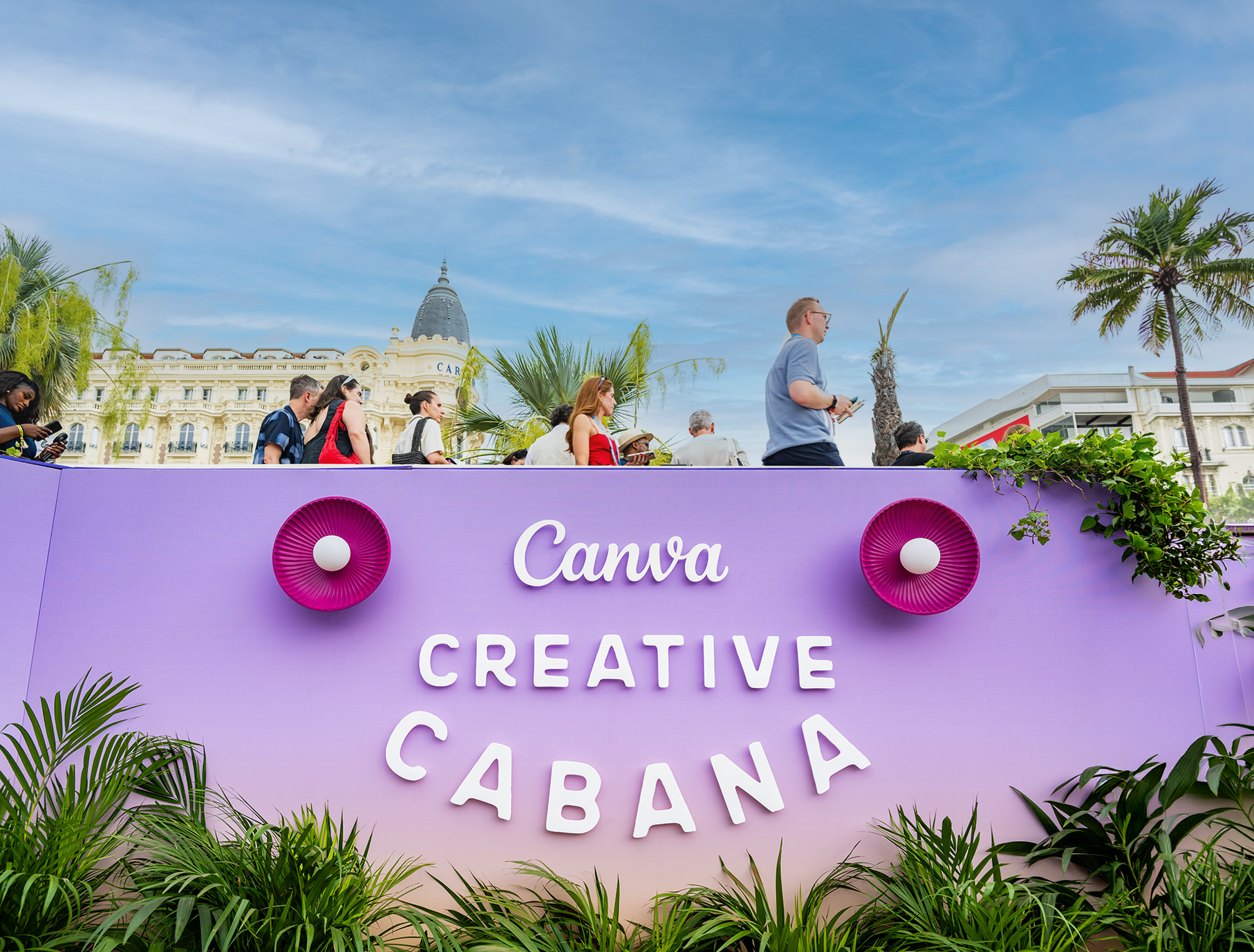 Canva Creative Cabana at Cannes