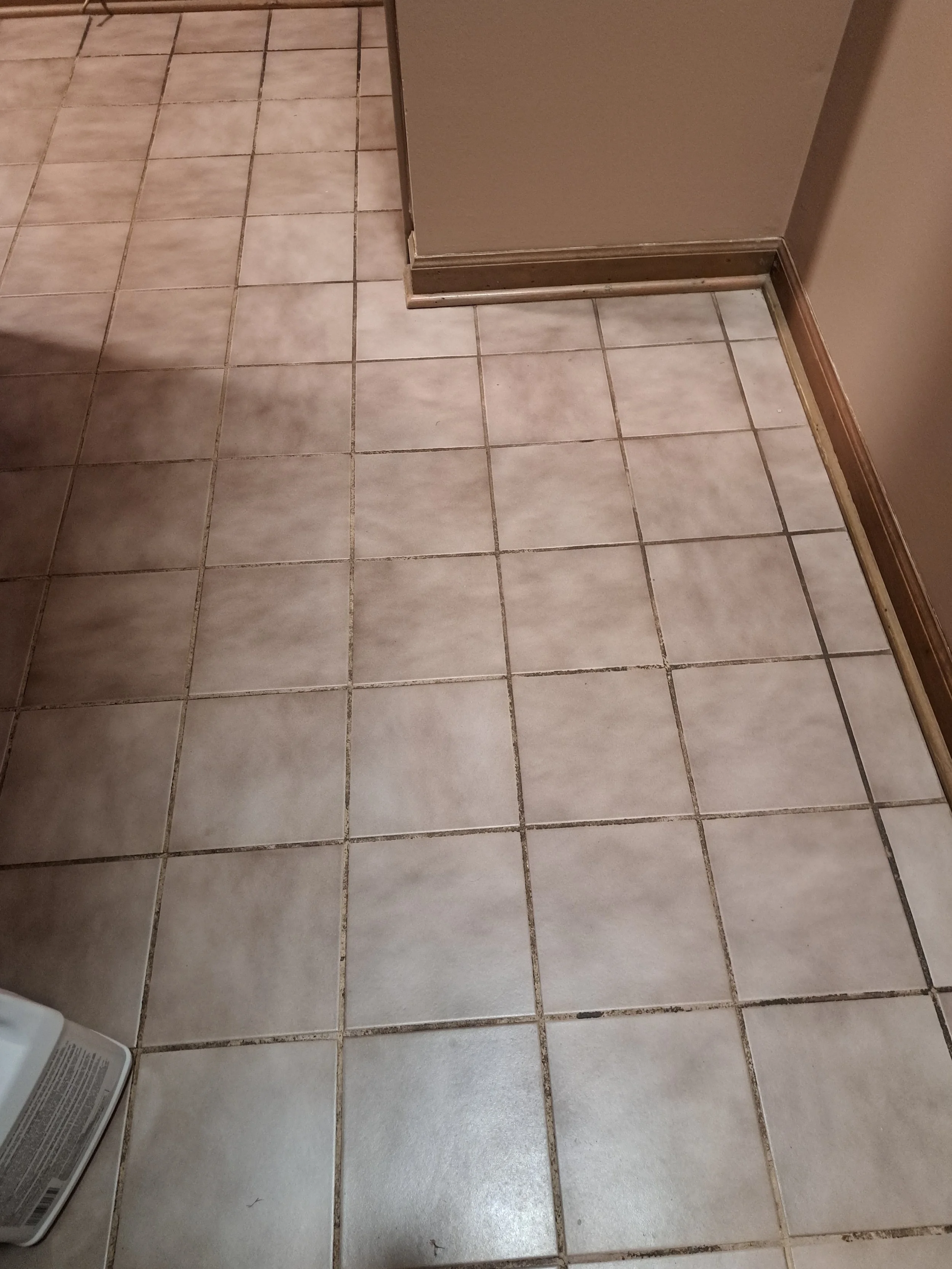 Before Kitchen Grout Cleaning in Chicago
