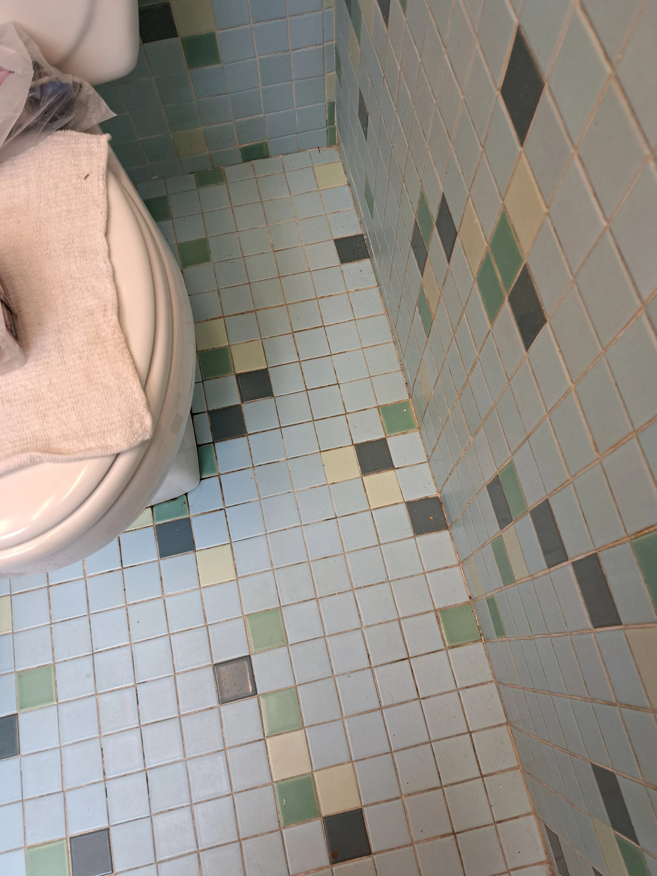 Before Bathroom Tile Cleaning in Chicago (Copy)
