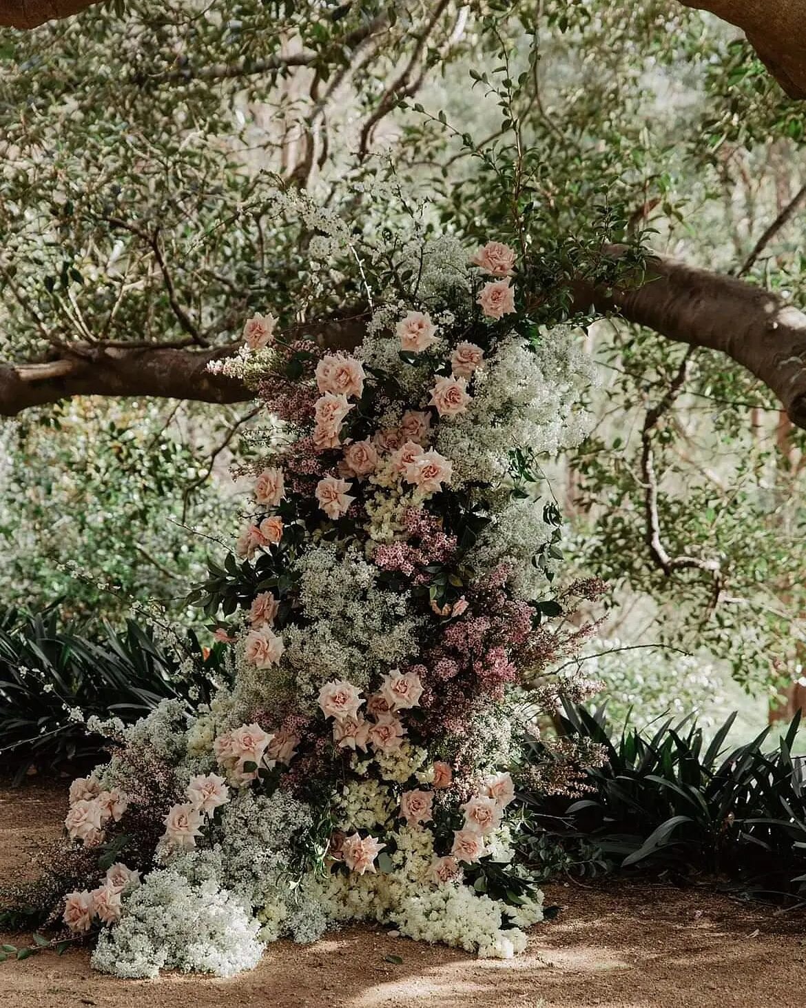 ᖴᒪOᖇᗩᒪ ᗰOᗰEᑎT - one-sided arbour with meadow style flowers in soft, delicate tones ~

#nofloralfoam was used in this installation, keeping it harmonious in a native ,bush backdrop.

SARAH + LUKE
26.8.22