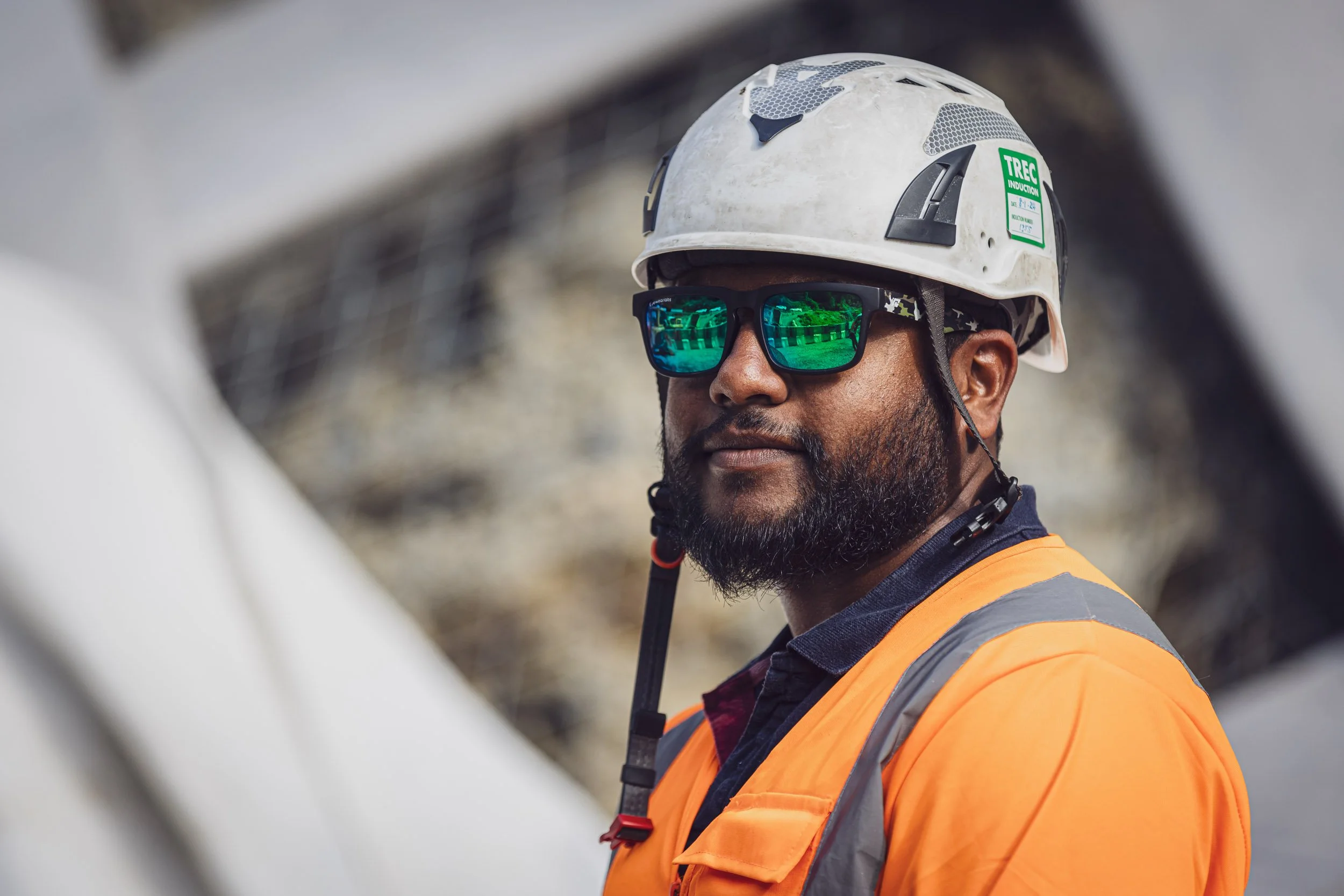 Portrait of a construction site manager