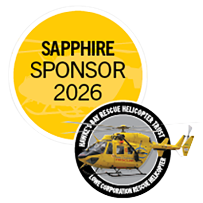 Hawke's Bay Rescue Helicopter Trust Sapphire Sponsor 2026 Logo