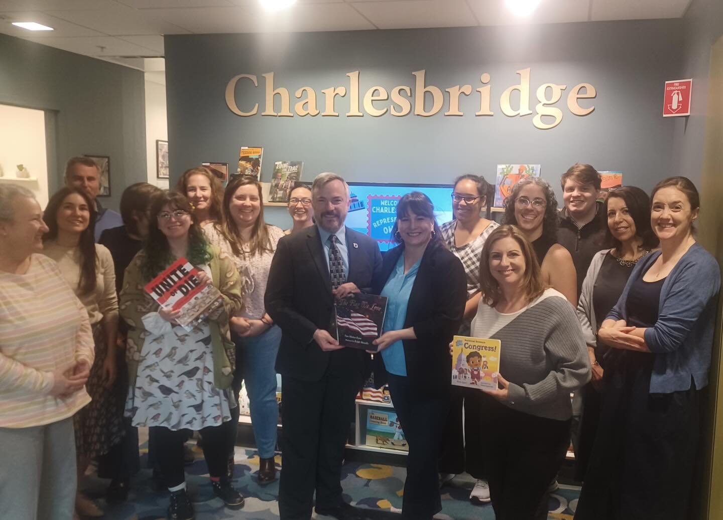 Thank you to the team at Watertown&rsquo;s Charlesbridge Publishing for inviting me to discuss H3594, an Act Regarding Free Expression yesterday. Book banning is not an abstract national issue, but one that directly affects Massachusetts businesses, 