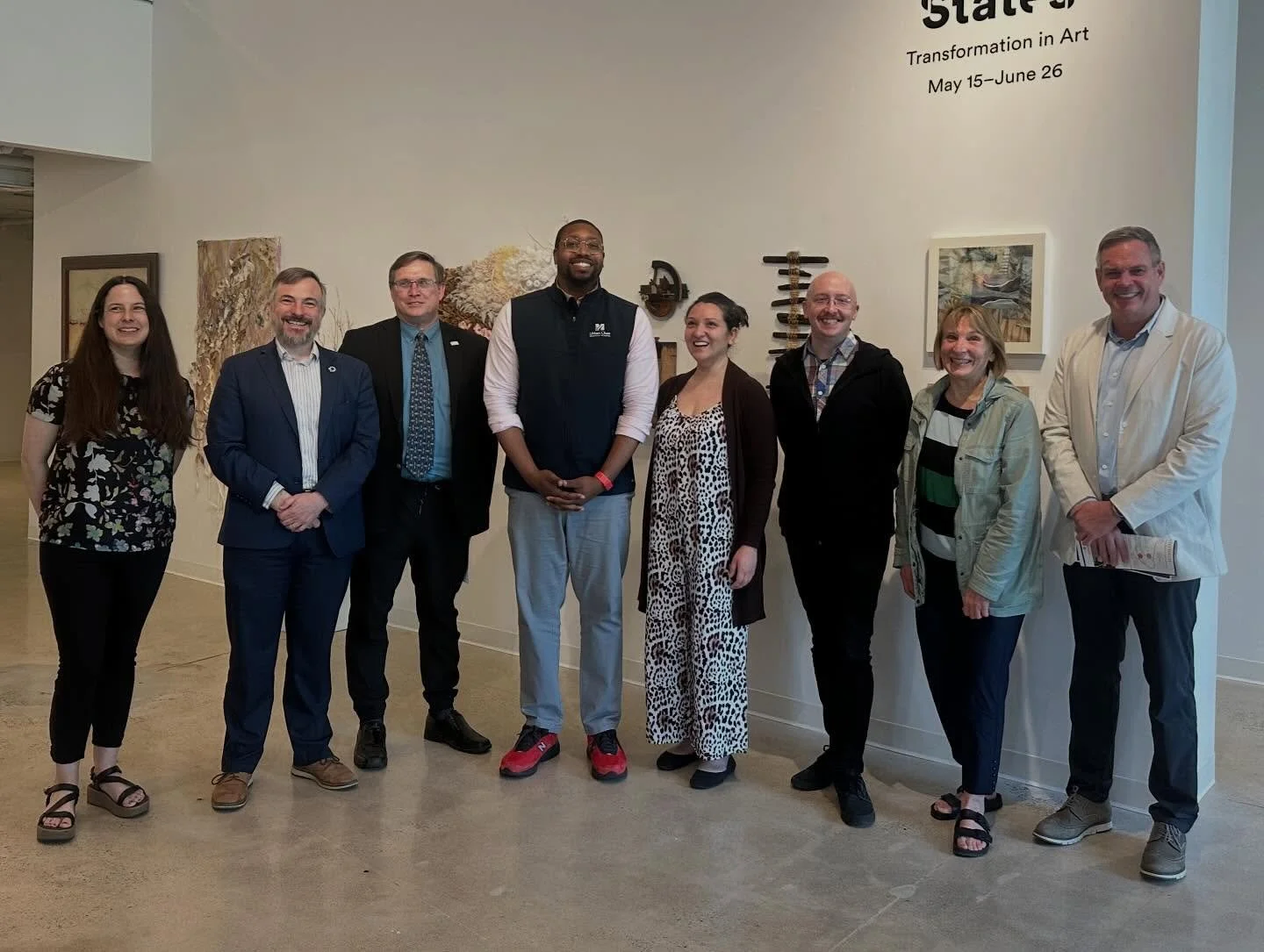 Today, Rep John Lawn &amp; I were excited to welcome Mass Cultural Council Acting Executive Director Dave Slater, Chair Ch&eacute; Anderson, and Senior Director of Public Affairs Bethann Steiner to the Mosesian Center for the Arts for a tour and disc