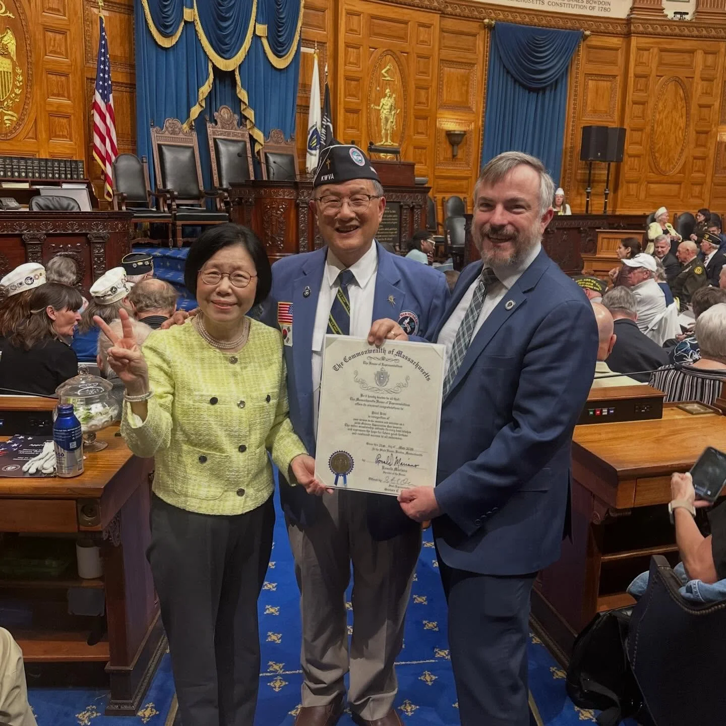 It was my great honor and pleasure to nominate Cambridge&rsquo;s Pastor Paul Kim for recognition at the Commonwealth&rsquo;s second annual Military Appreciation Day today. We are all so appreciative of Pastor Kim&rsquo;s service to the Cambridge comm