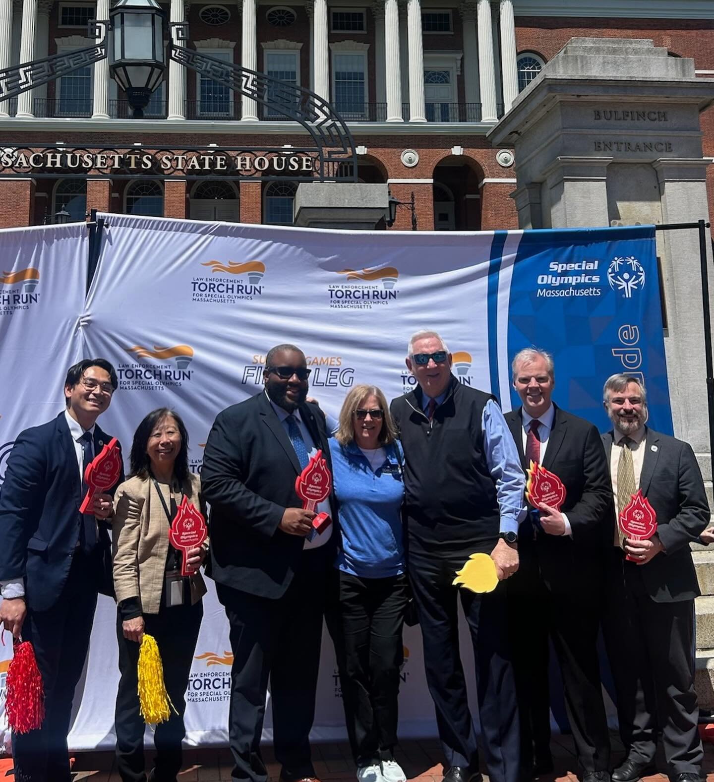 It was great to see Watertown PD Officer Scafidi participating in today&rsquo;s Law Enforcement Torch Run at the State House in support of the Special Olympics of Massachusetts. This great event brings together athletes and local law enforcement to c