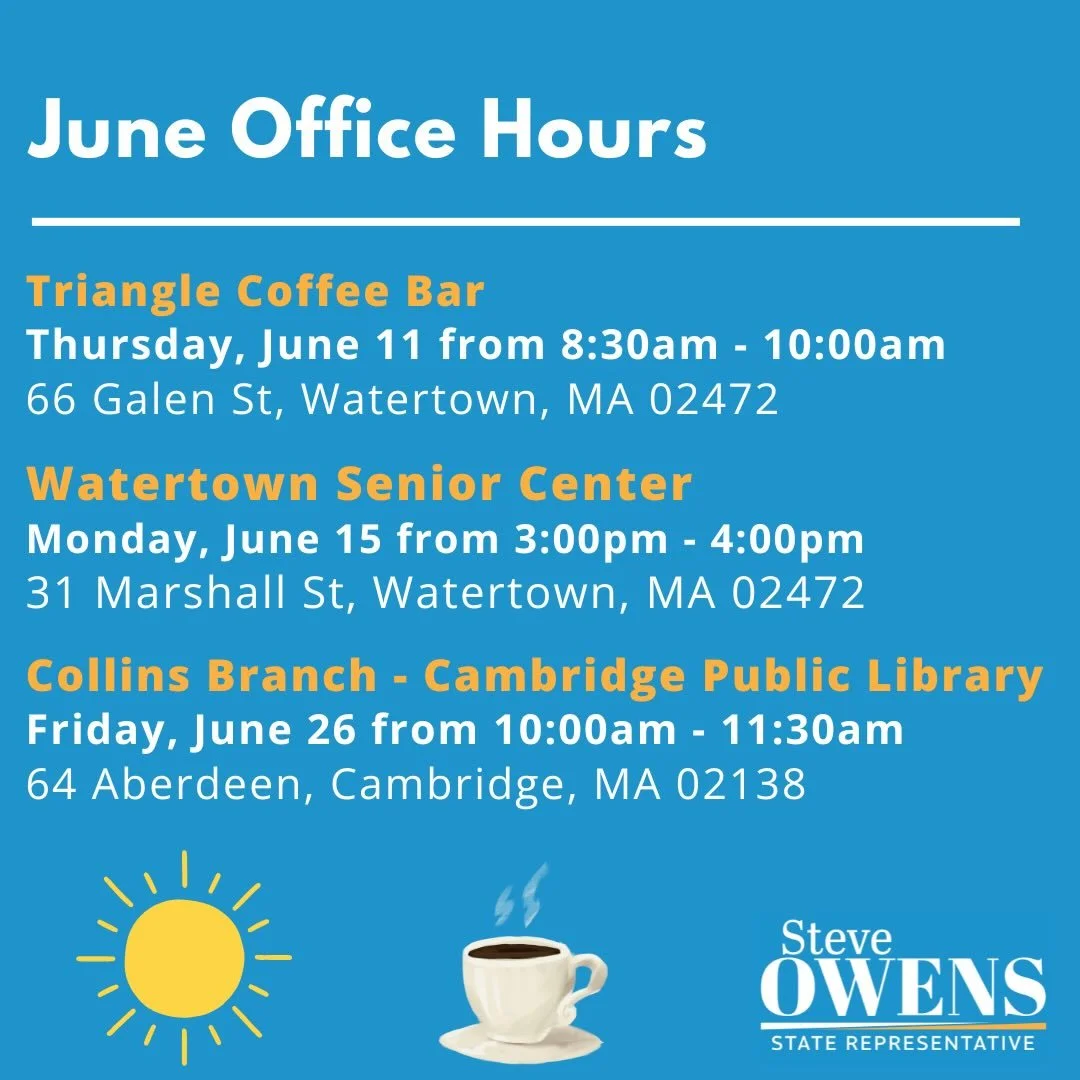 Please join me at my June office hours!