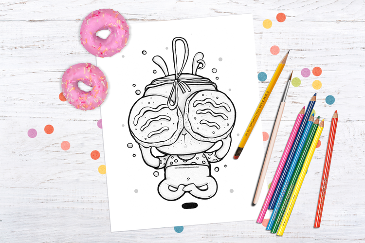 The First Silly Butts Kawaii Cute Coloring Book for Adults and Grown ...