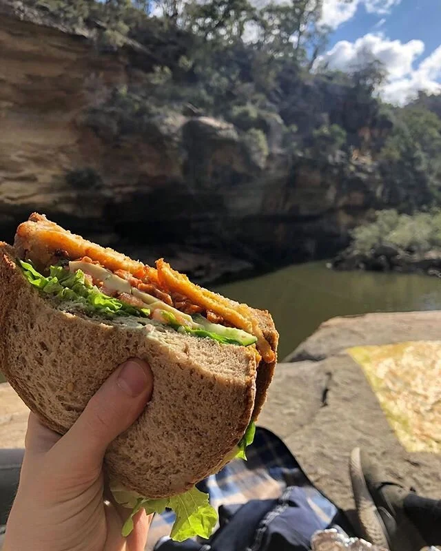 Get your sambo to go! We&rsquo;re open for pick-up and delivery. Hit the link in bio to order lunch! Thanks for the adventure @yung_semillon 🥪