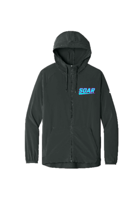 SOAR Nike Lightweight full zip Hooded Jacket