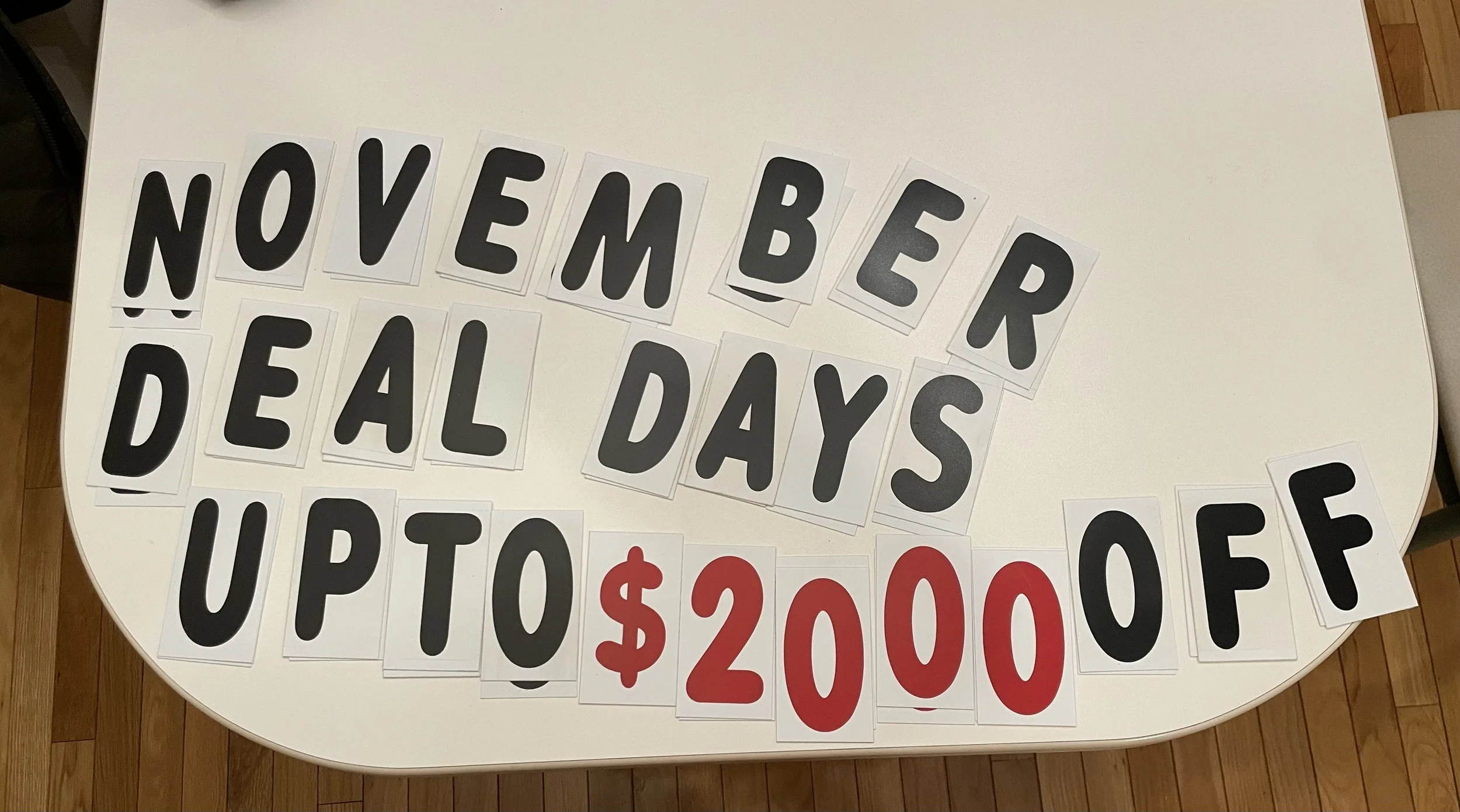 November SALE DEALS!!