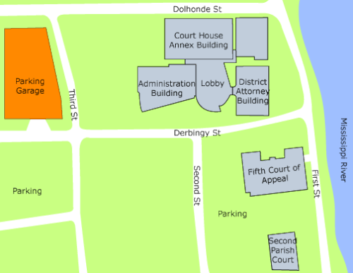 Courthouse Site Map Online Court — Online Court - 24th JDC Online Court