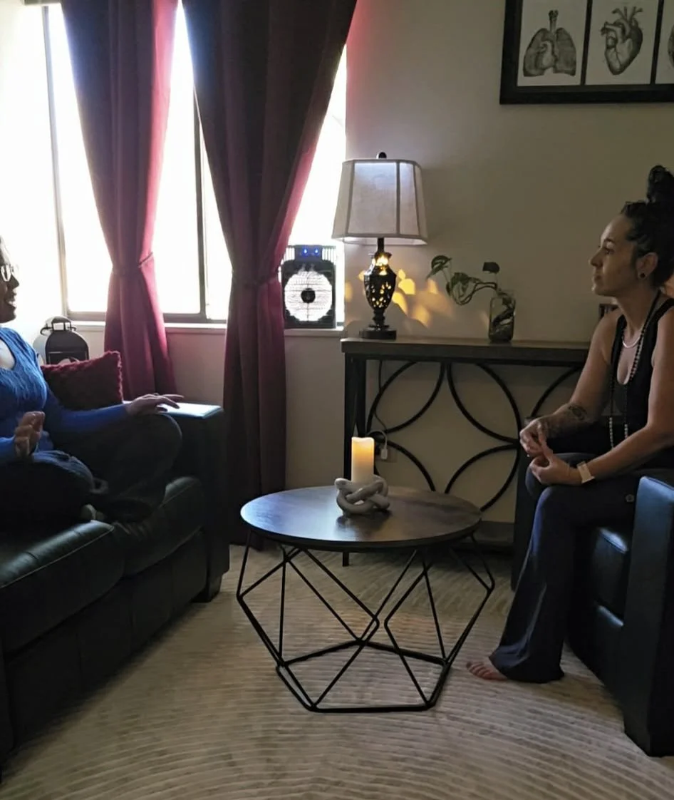 one-on-one psychic mediumship reading in a private Westminster, Colorado office setting