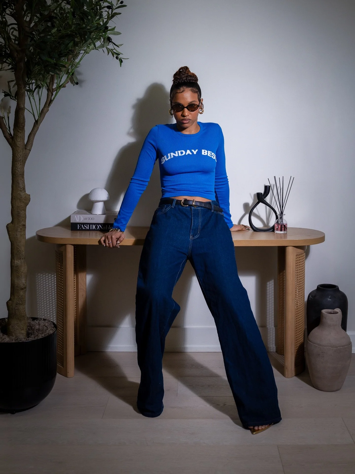 Cedar Blue Top? Yea she&rsquo;s the moment!😆💐🎉‼️ Who&rsquo;s wearing Cedar this summer?👀

Flourish was made for you. Yes you
Breathable cotton, a staple for this summer 

-
Creative photography: @dappyshots 
Stylist: @_bridesandmore 
Location: @m