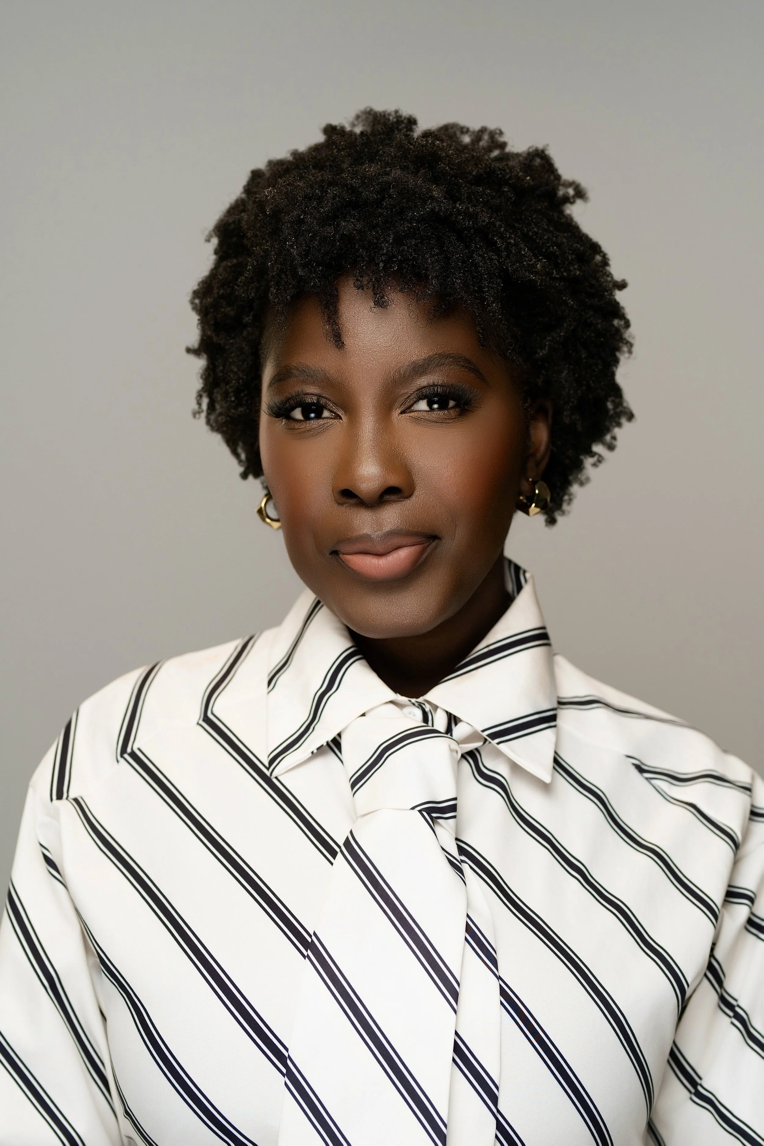 Favour White Pin-Stripe Top