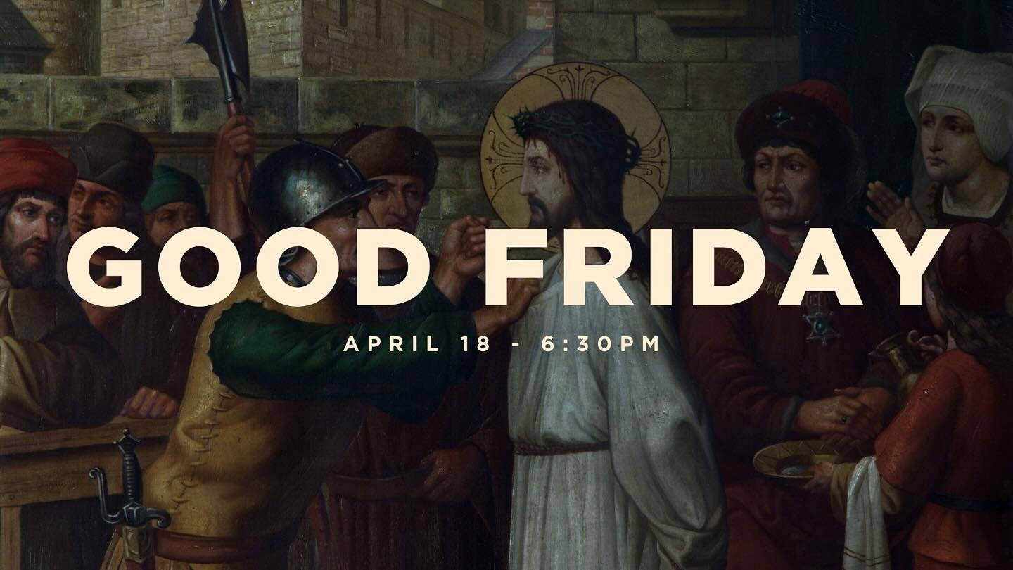Join us Friday April 18th at 6:30pm at Cascade for our Good Friday service. It&rsquo;s a reflection on grief facilitated by Aaron Kelsay. We hope you can join us as we share communion and reflect on this Holy Week.