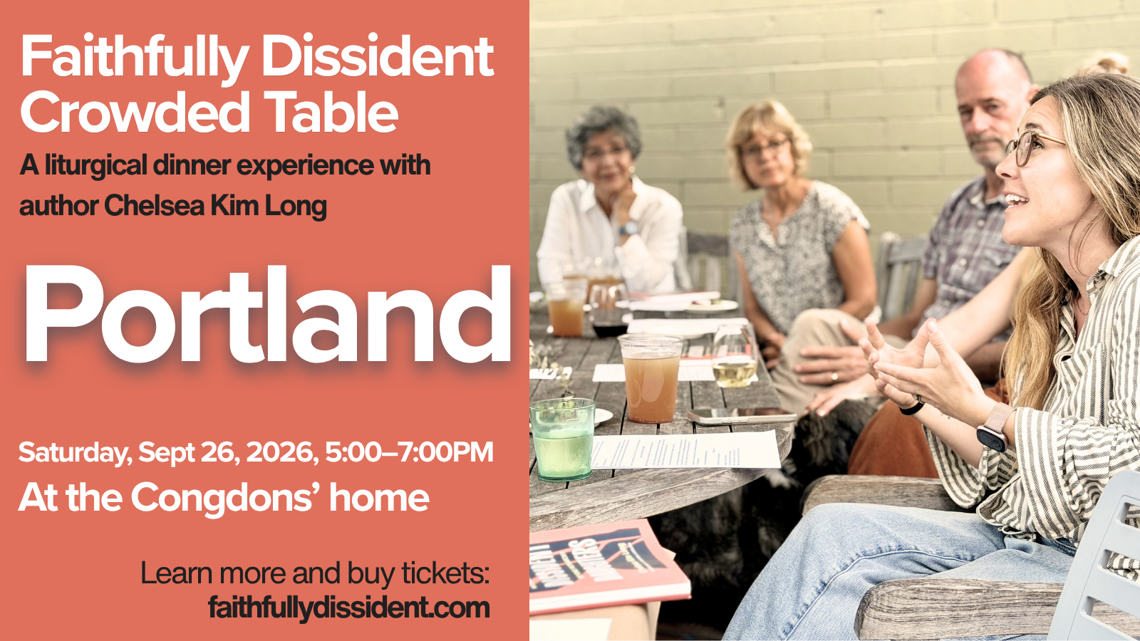 Faithfully Dissident Crowded Table: A Potluck Book Launch