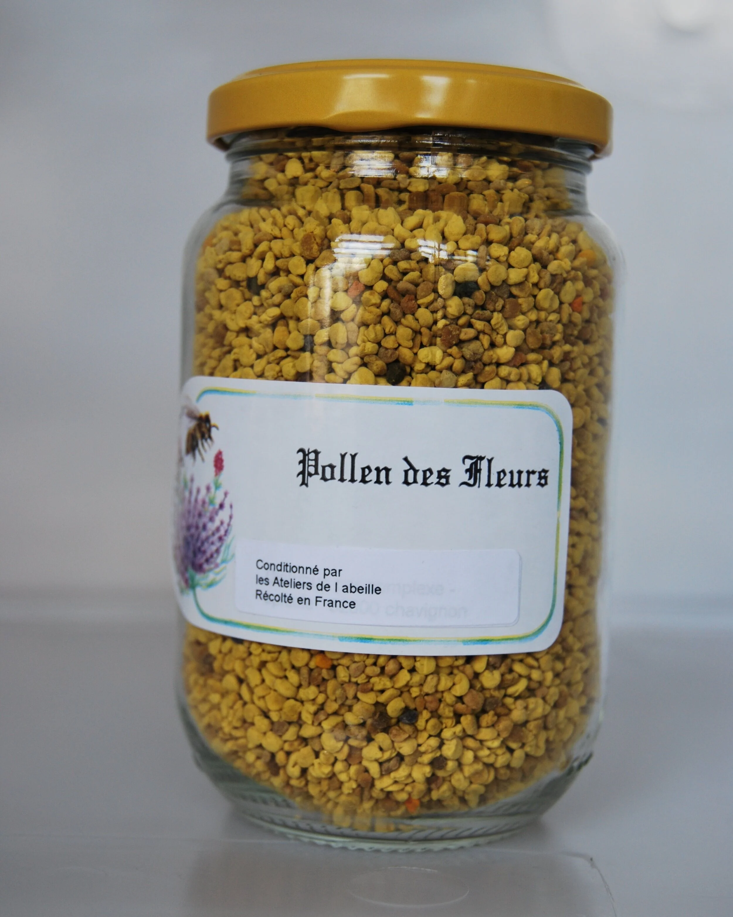 Pollen en pelotes récolté en France vendu sec
