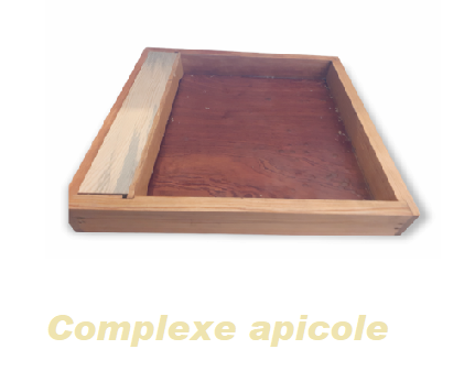 Nourrisseur couvre-cadres bois paraffiné Dt 12cFR Réf 06101 — Complexe  Apicole