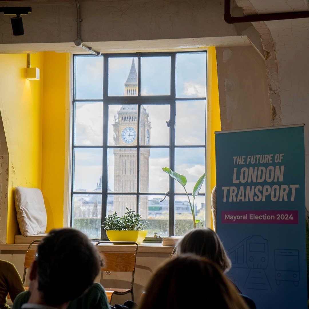 🇬🇧 🚗 Last Wednesday we hosted the Mayoral Future of London Transport Hustings at our flagship HQ, overlooking the Houses of Parliament. Clean Cities and Possible gathered 50+ reps ahead of the mayoral election to discuss the future of London's tra