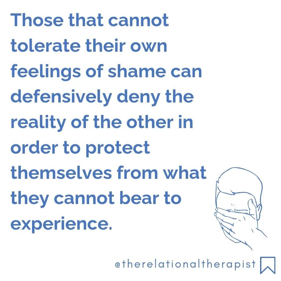 We as practitioners, collaborate with our clients to explore the source of the pain that shame defends against. 

For #adultchildrenofemotionallyimmatureparents
Who rally against those who deny their lived experience, ask yourself- can they tolerate 