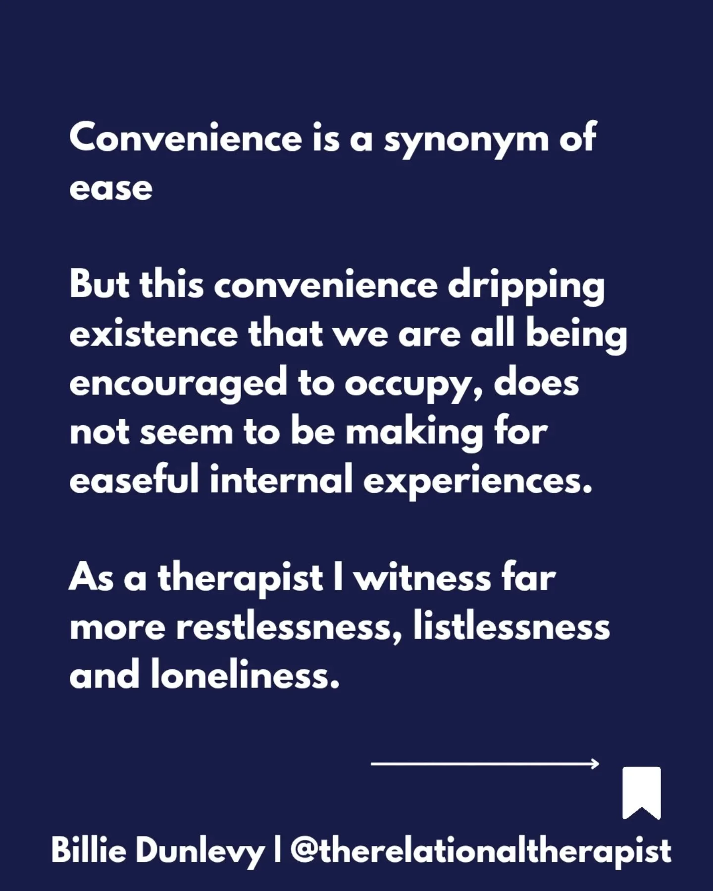This therapist's thoughts 💭

#relationalhealing #relational #peopleoverconvenience #convenience #disconnection #latestagecapitalism #mentalhealth #communitytakeswork