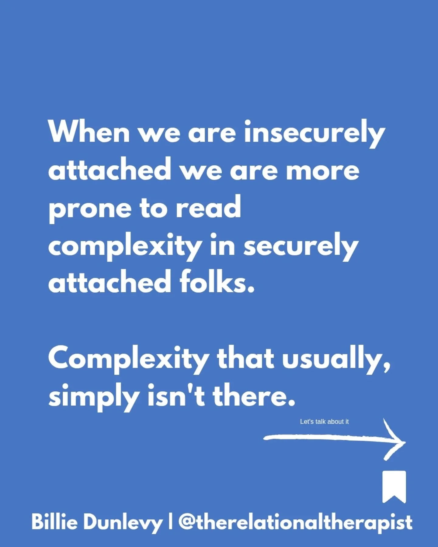 You mean I don't always have to feel like this? 💙

#attachment #relationalhealing #relationaltherapy #lifeskills #relationships #buildingsafety #hypervigilance #therapistsofinstagram