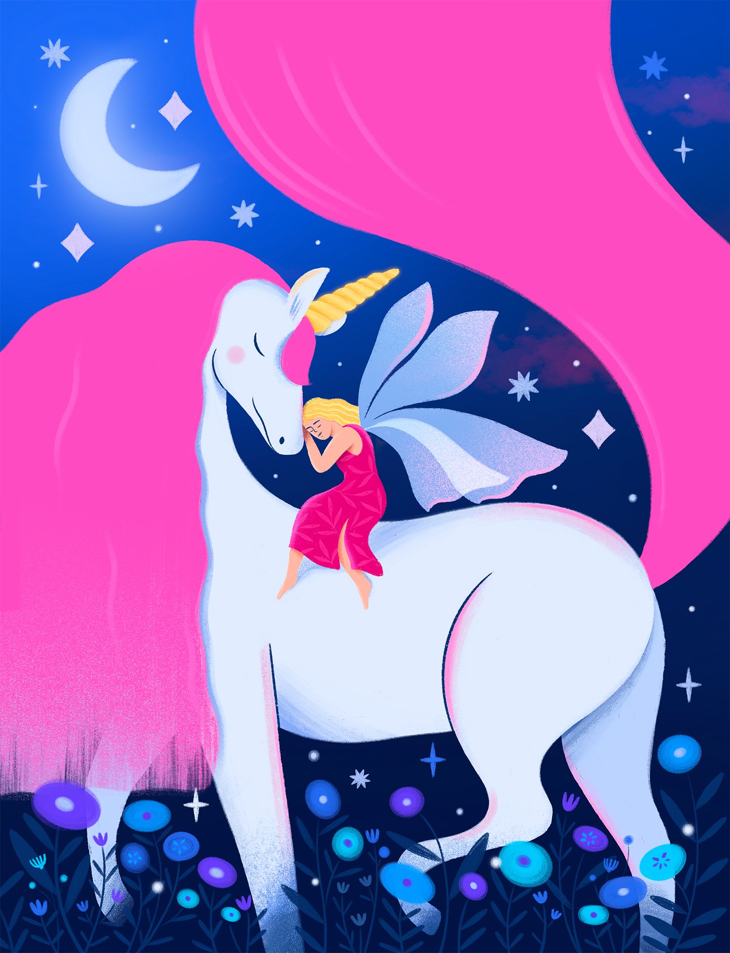 Illustration licorne mosaiques Hachette / Deux coqs d'or