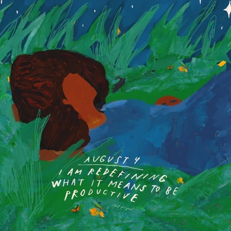 Affirmation : Thursday August 4th

#affirmations #morganharpernichols 
💙💚 #productivity 

@morganharpernichols 
Repost from @garden24co
&bull;
August 4th affirmation: "I am redefining what it means to be productive."

I hope you can take 