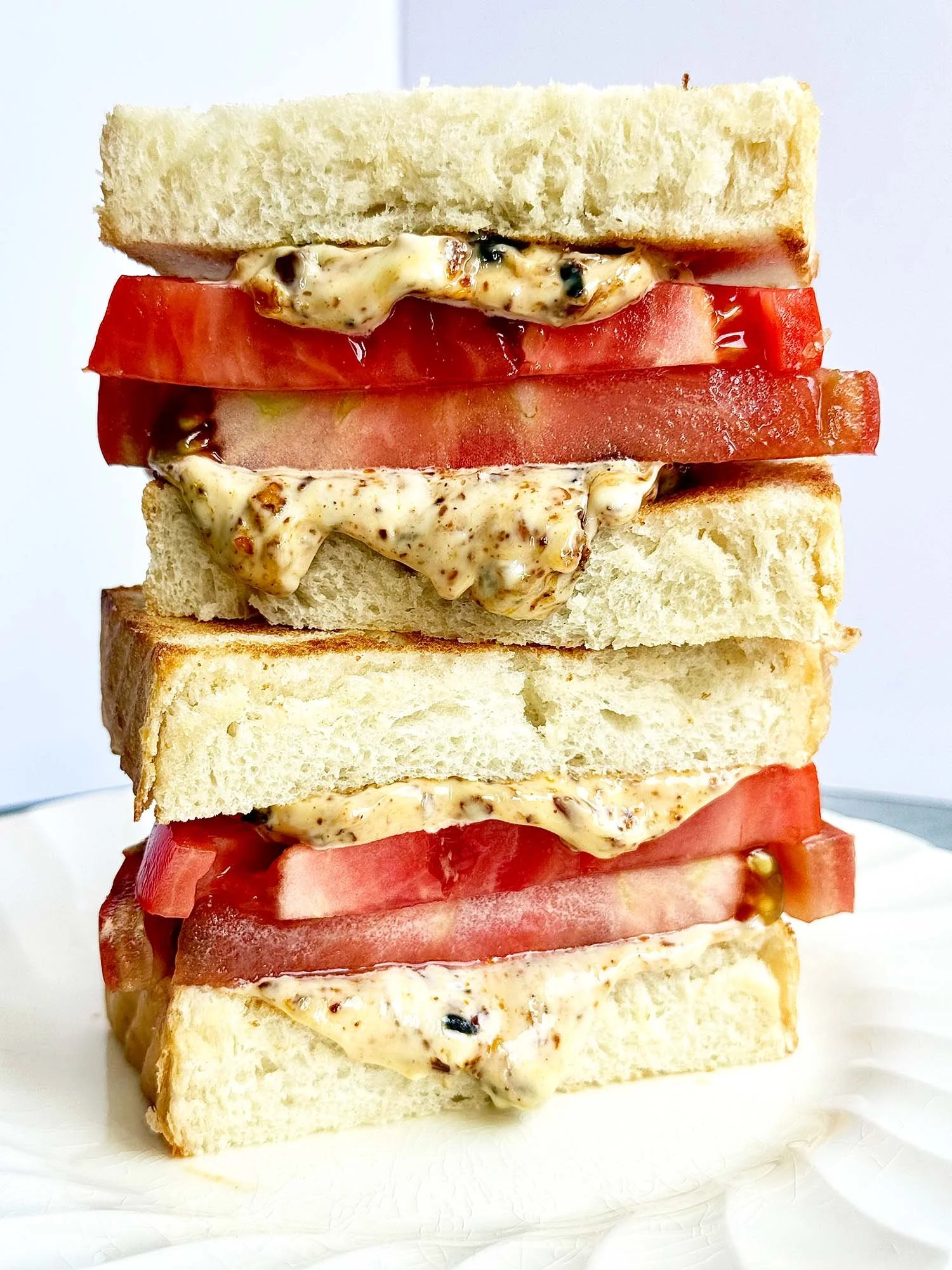 Chili Crisp Tomato Sandwich