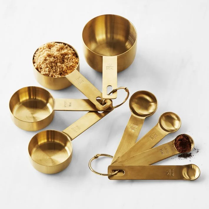 Williams Sonoma Gold Measuring Cups