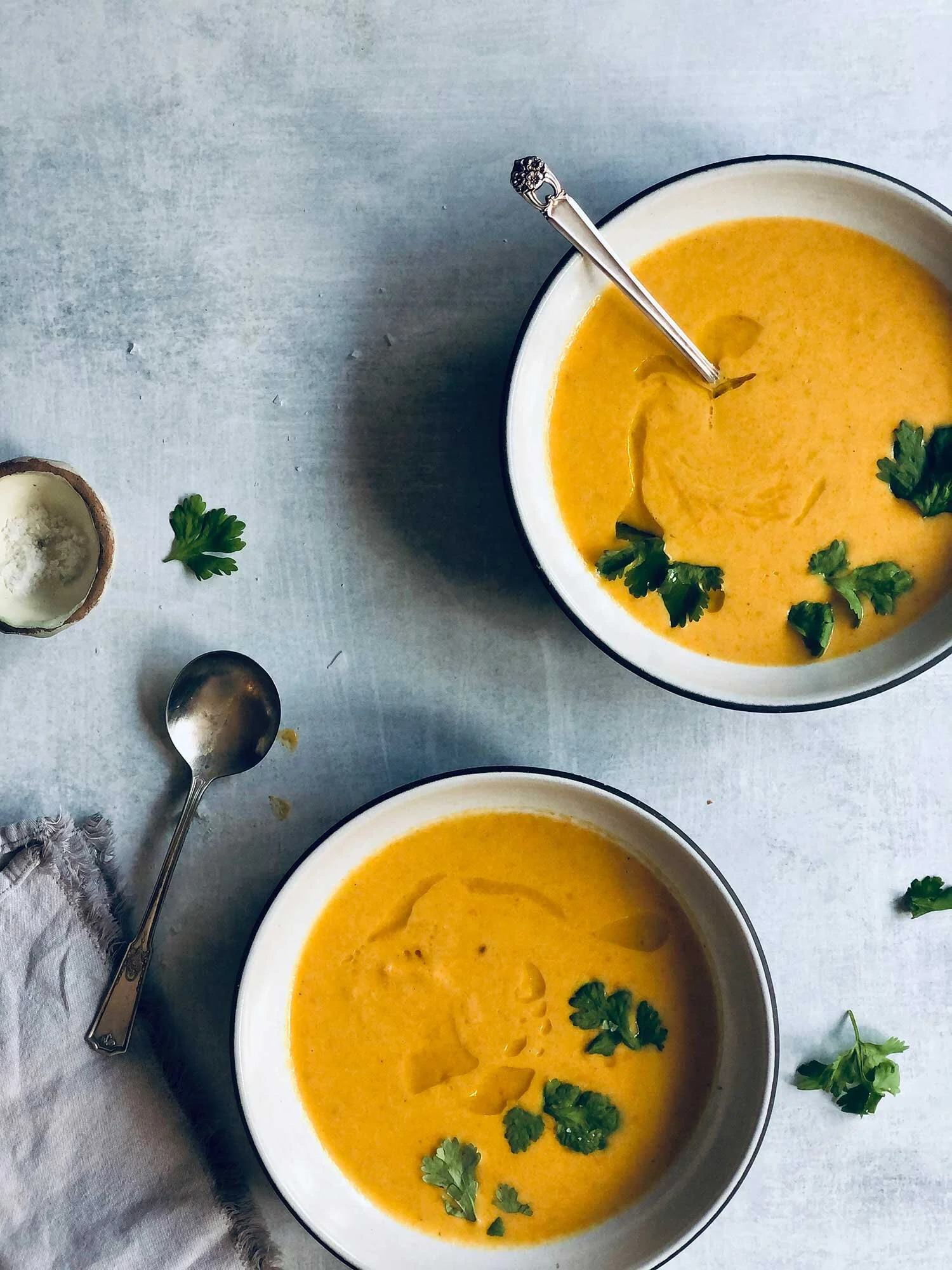 Butternut Squash and Carrot Coconut Soup