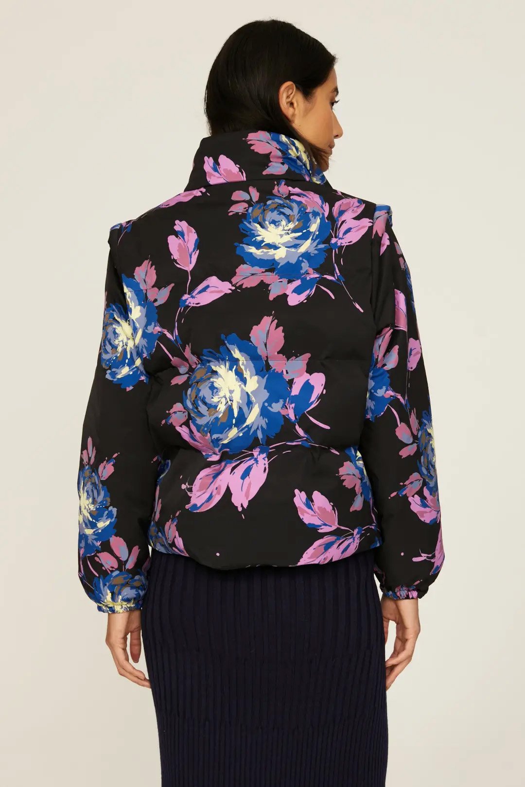 rent the runway fall 2022 floral puffer jacket