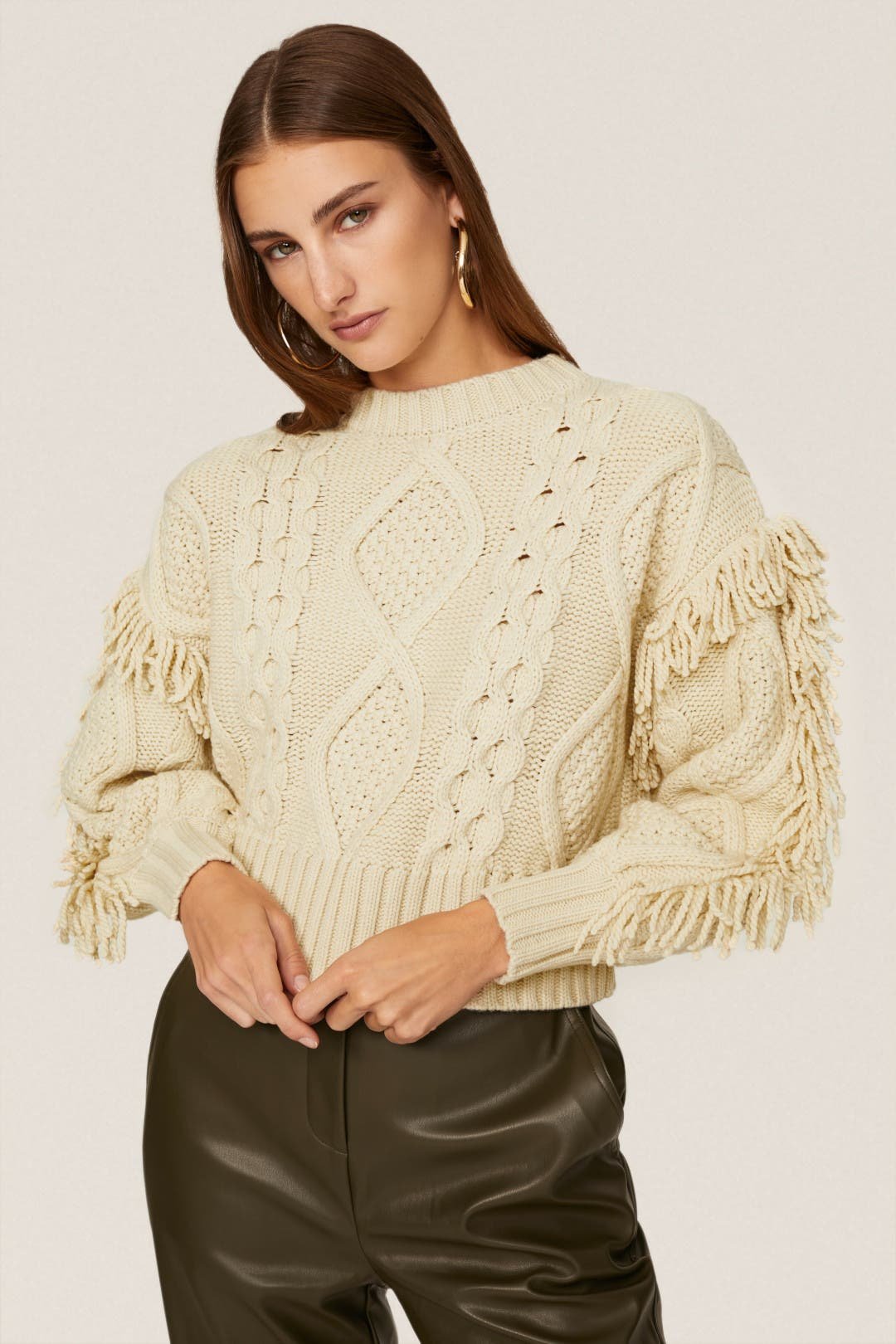 rent the runway fall 2022 cable knit sweater (Copy)