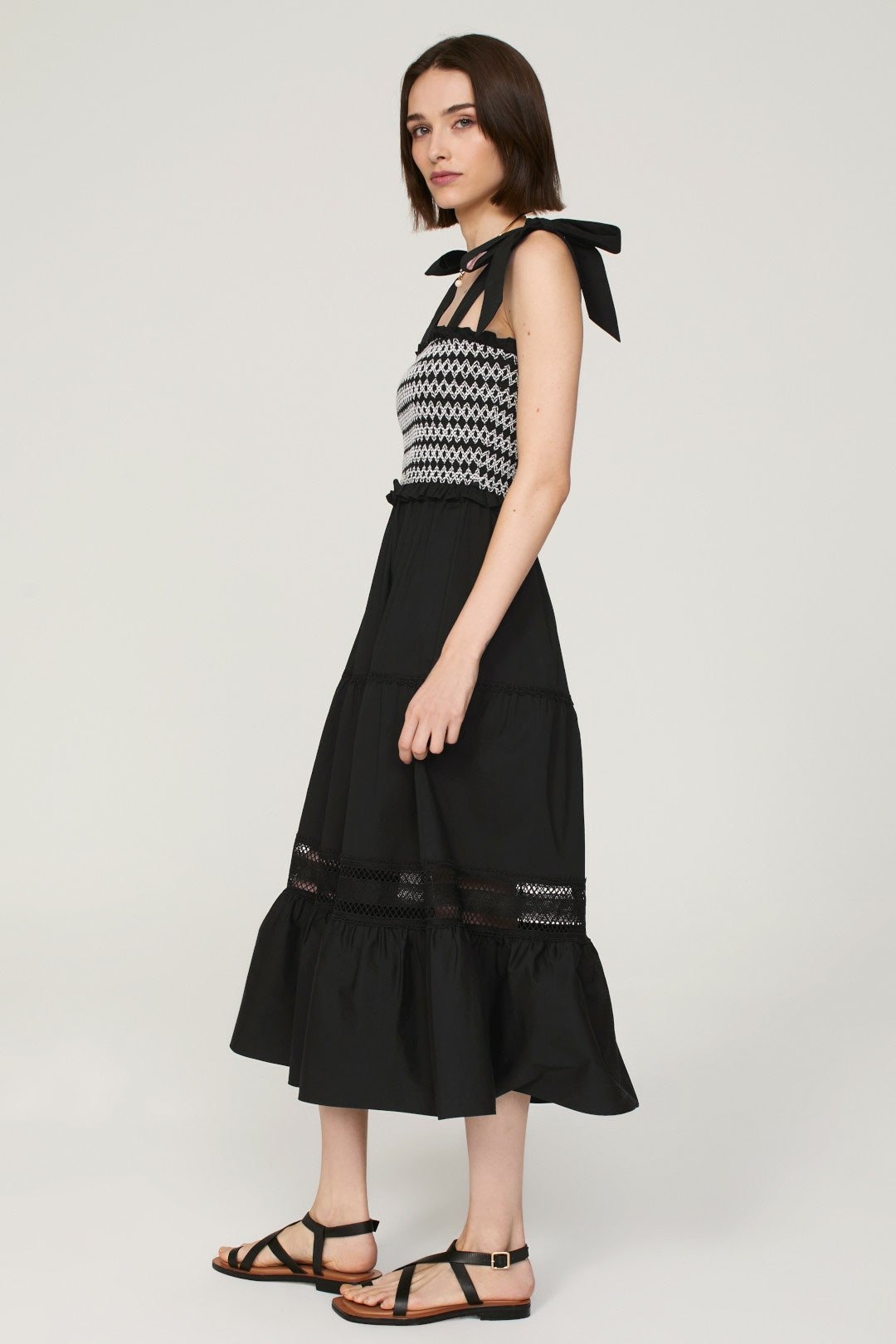 rent the runway peter som collective black dress