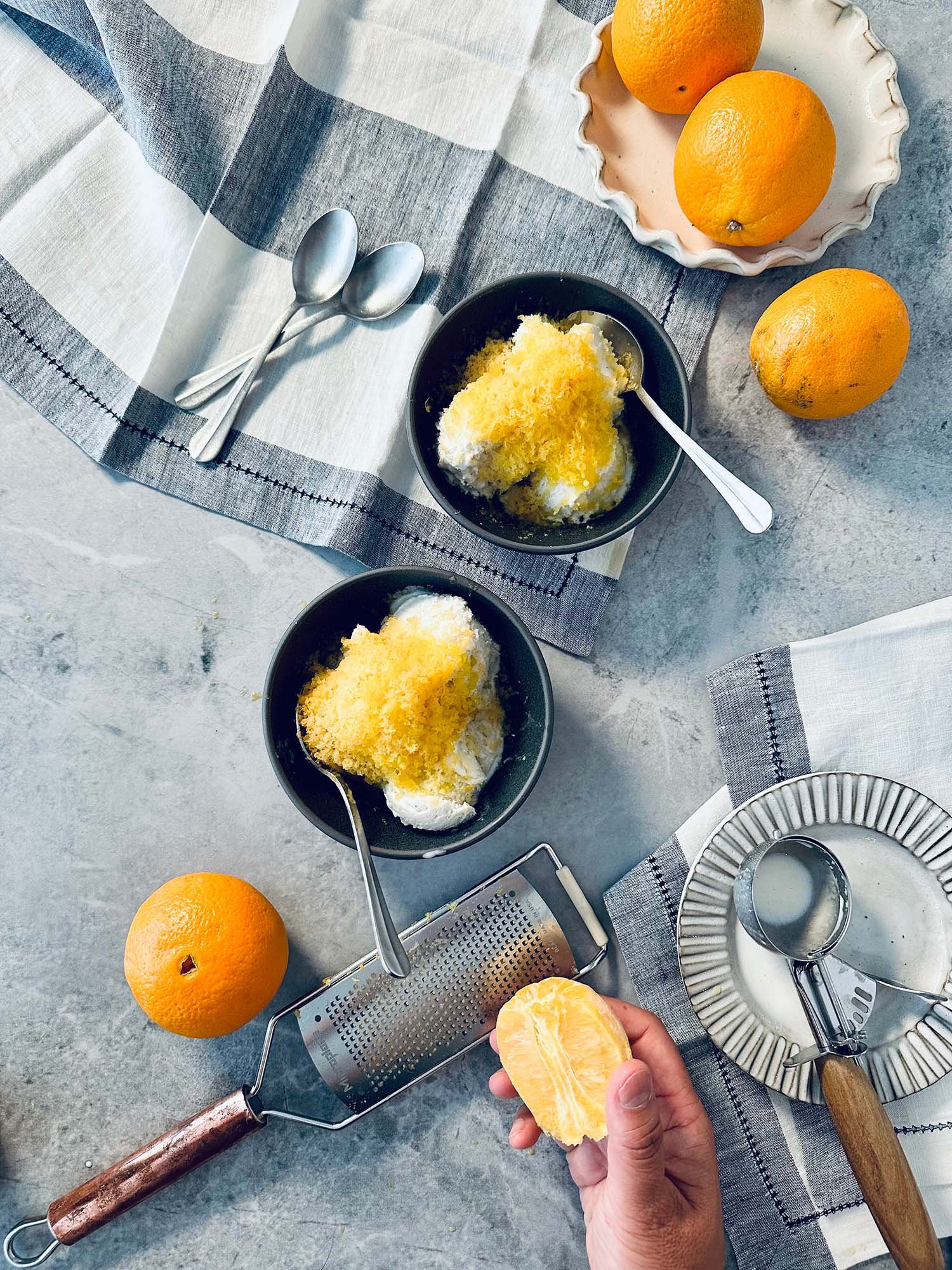 summer recipe orange shaved ice creamsicle peter som