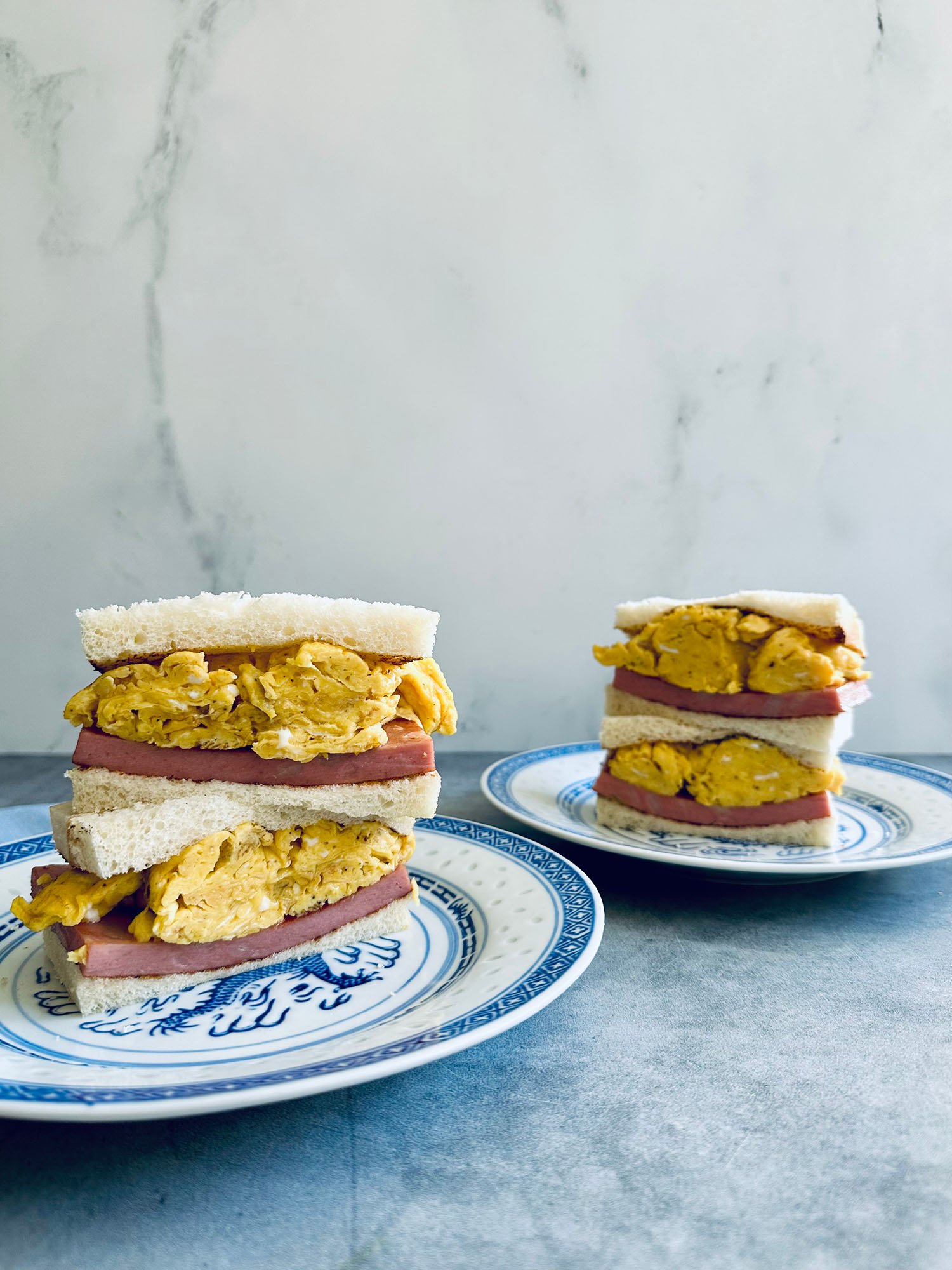 mortadella and egg sandwich milk bread