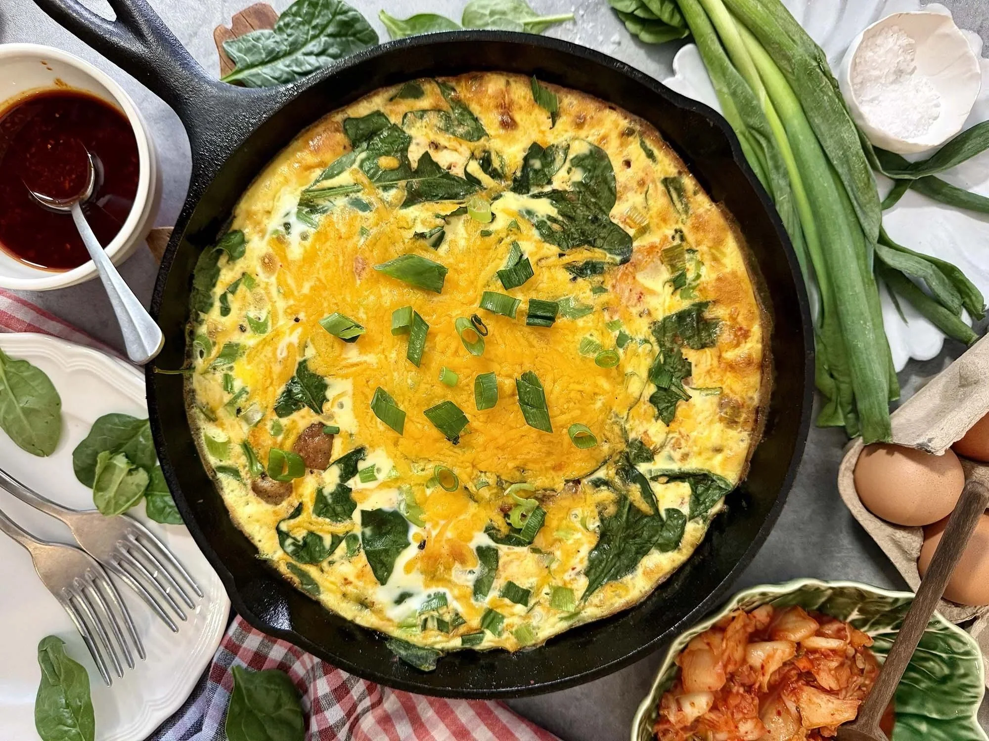 Kimchi Fritatta