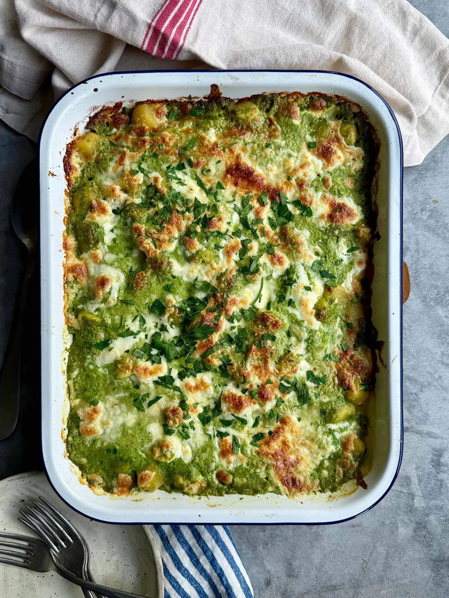 Green Gnocchi al Forno