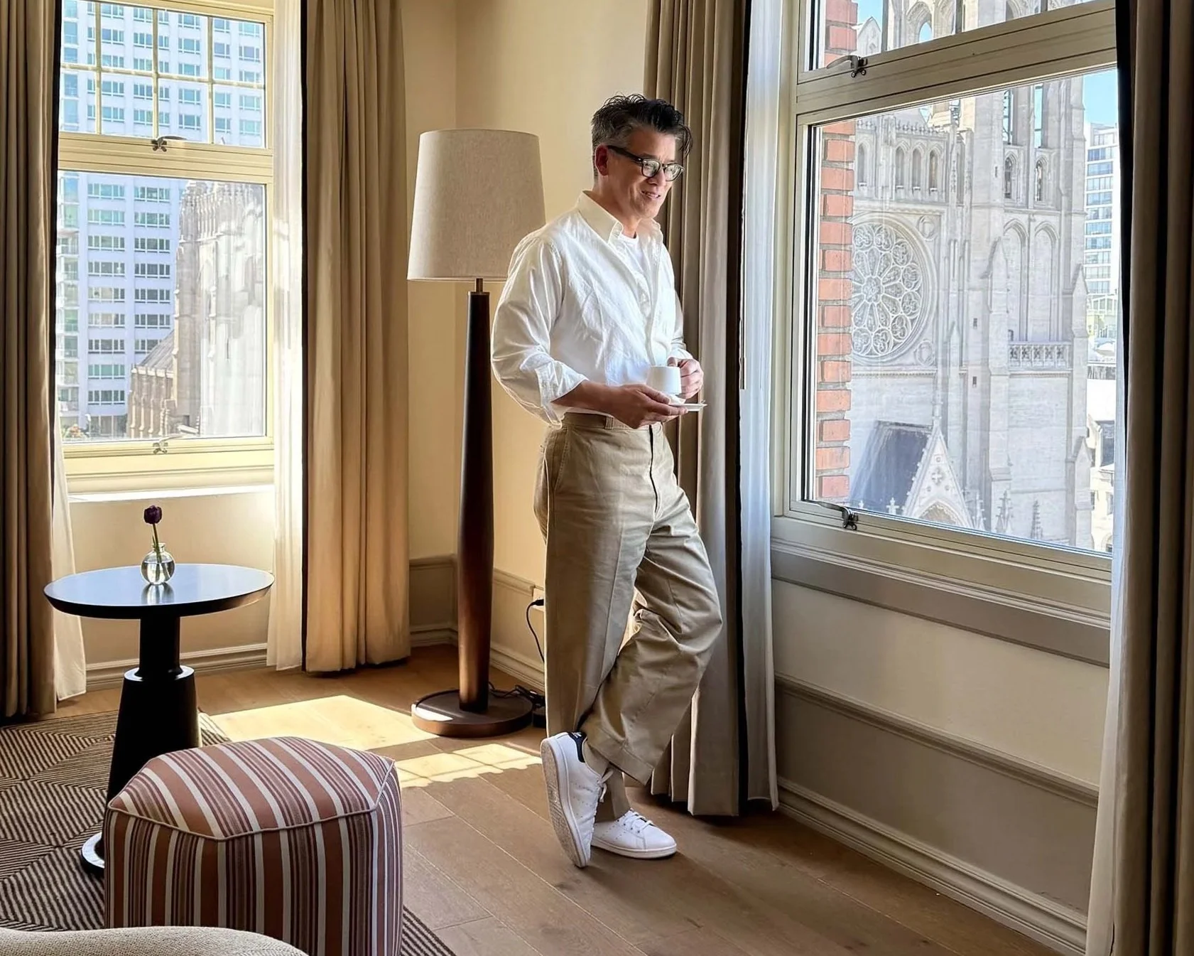 peter at the the huntington hotel in sf