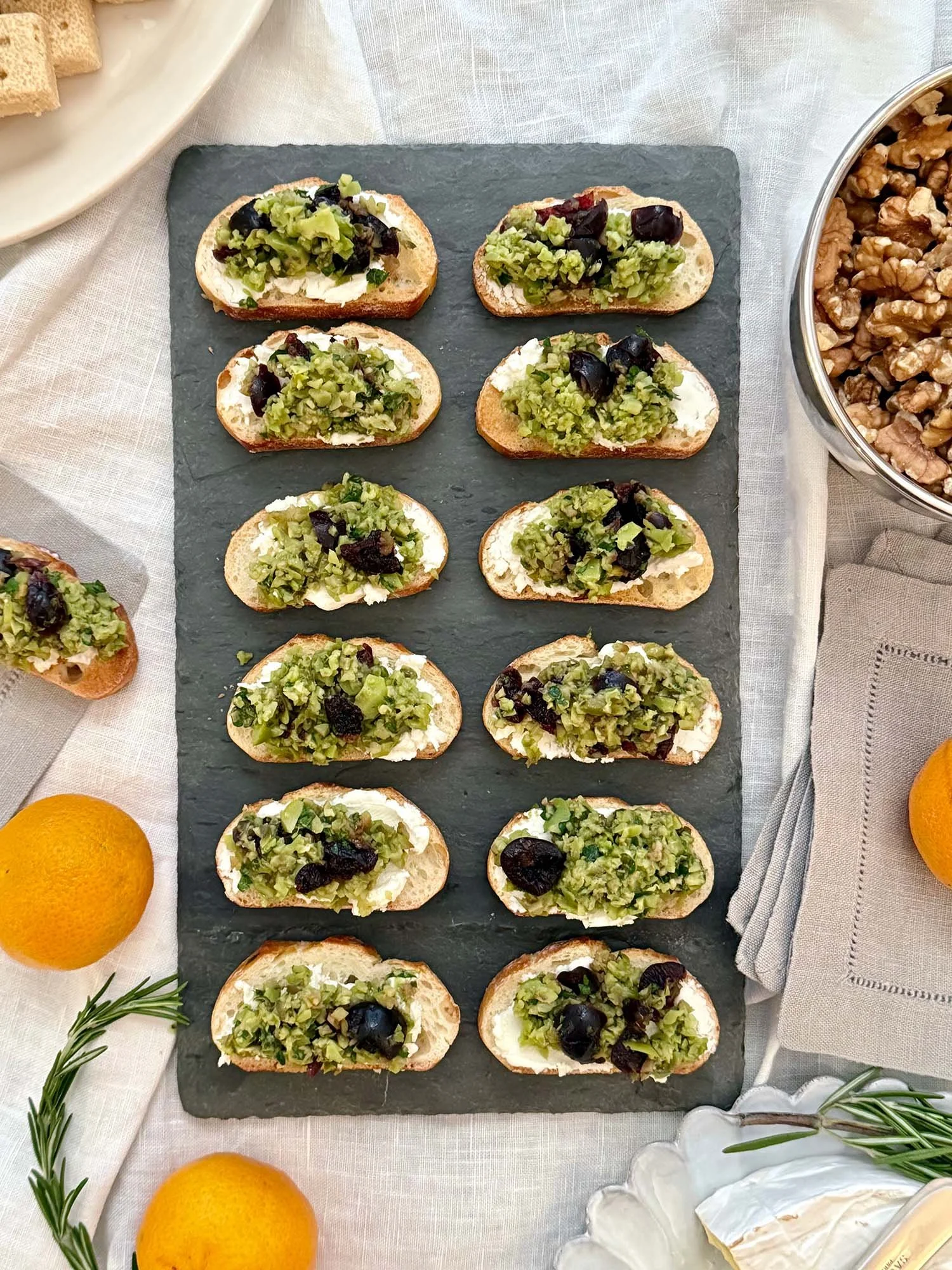 Luxardo Cherry Tapenade Crostini