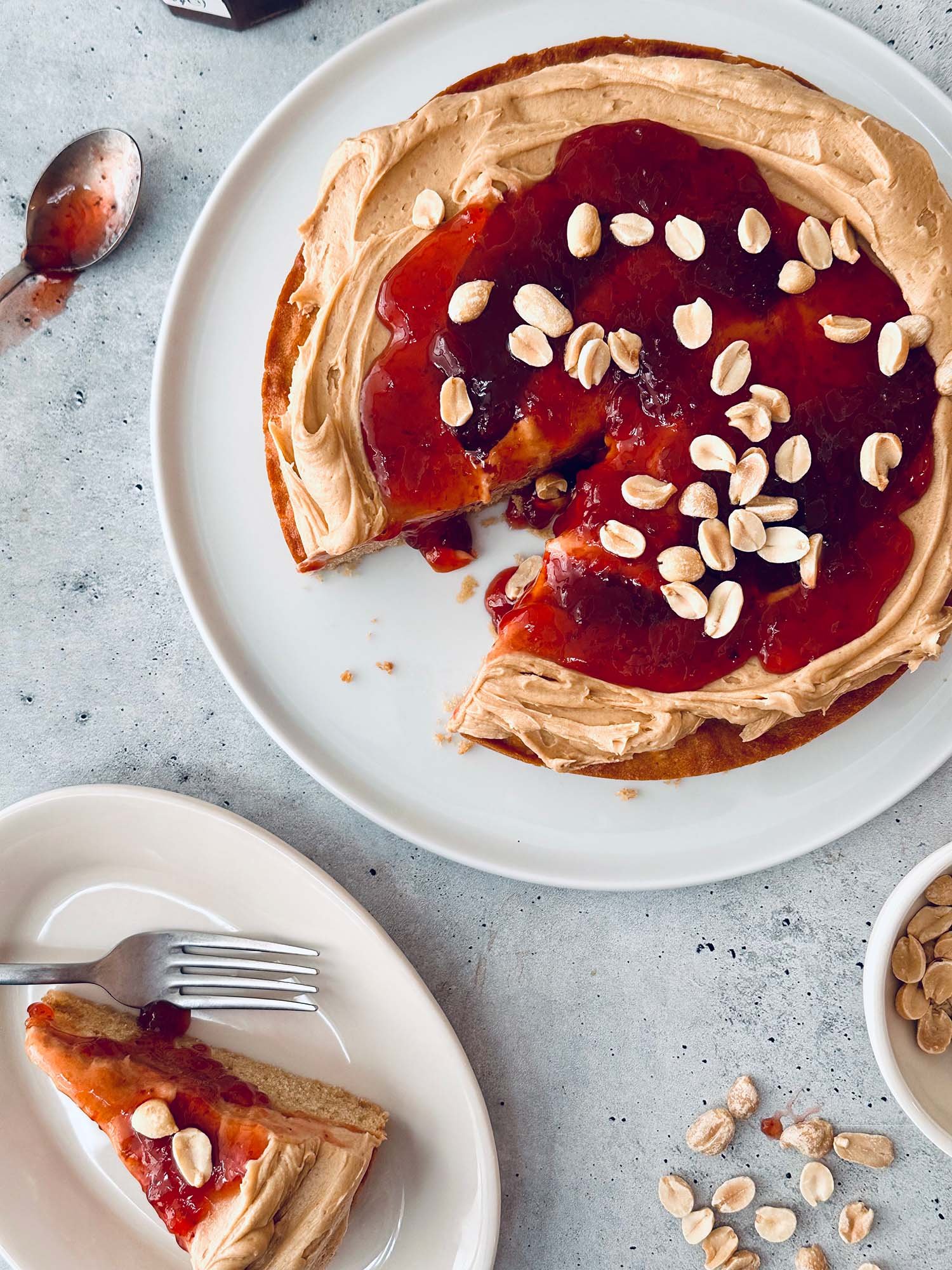 Peanut Butter and Jelly Snacking Cake — Peter Som