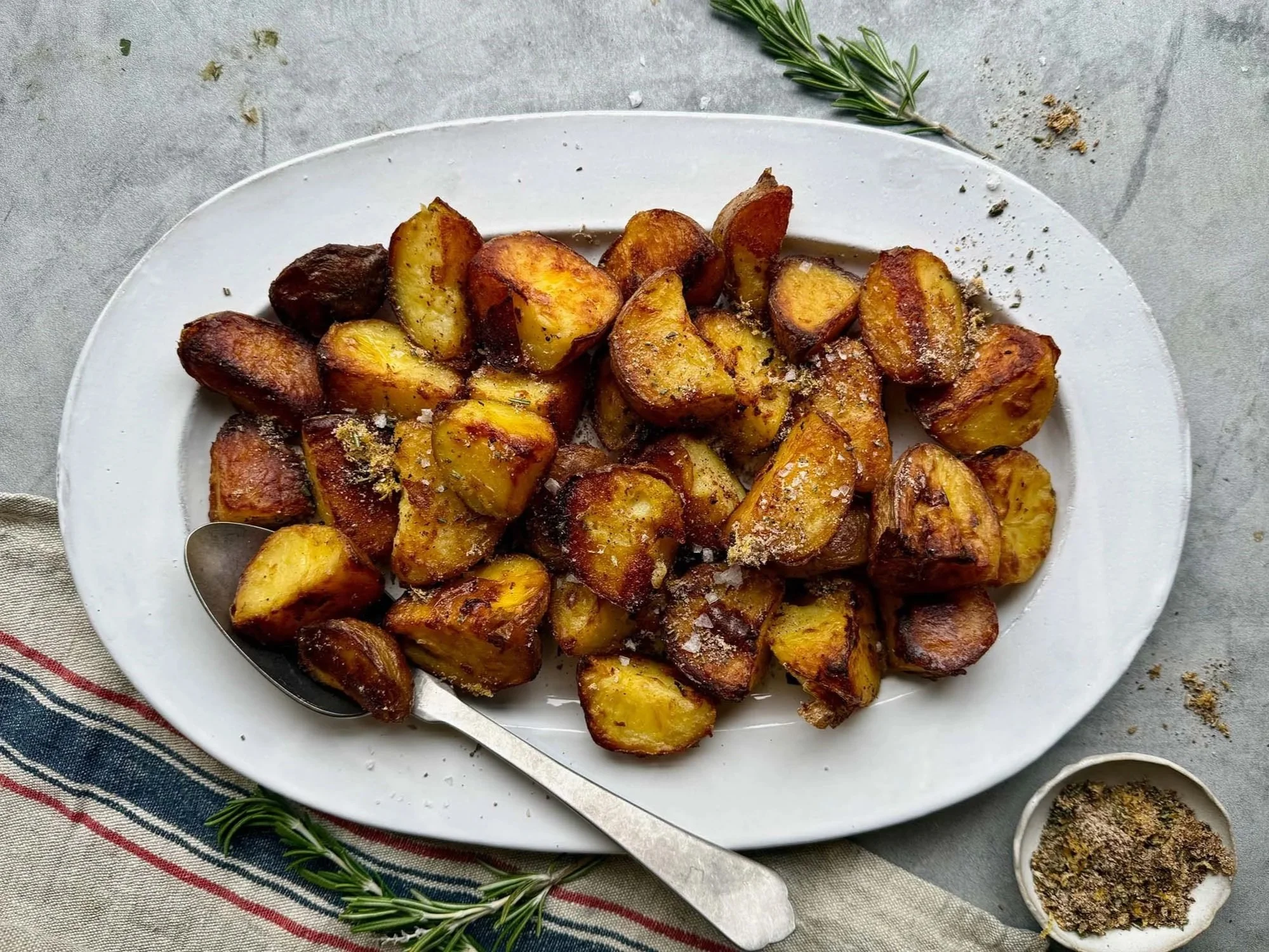 crispy potatoes five spice powder