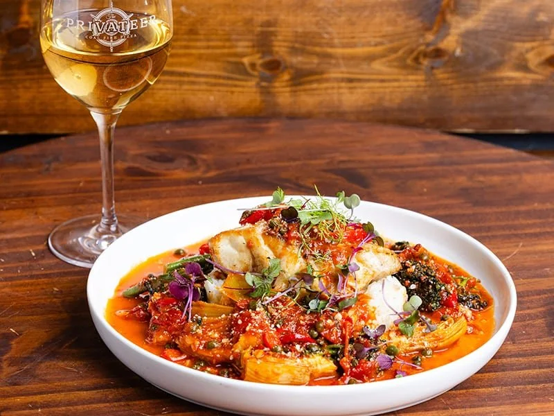 White Sea Bass Con Risotto